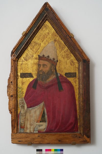 Saint Silvester by Pacino di Buonaguida
